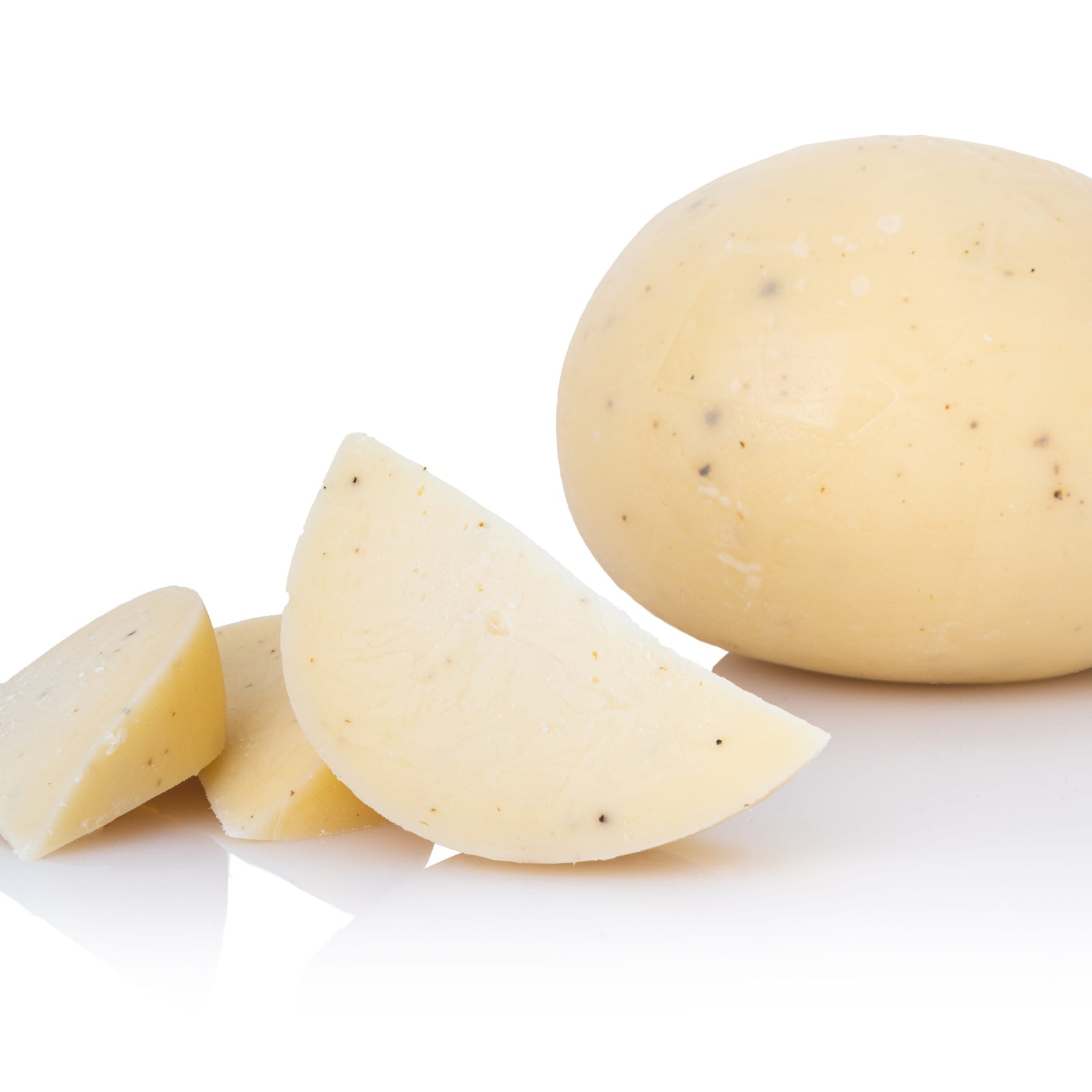 Caciocavallo artesanal semi-temperado com trufa