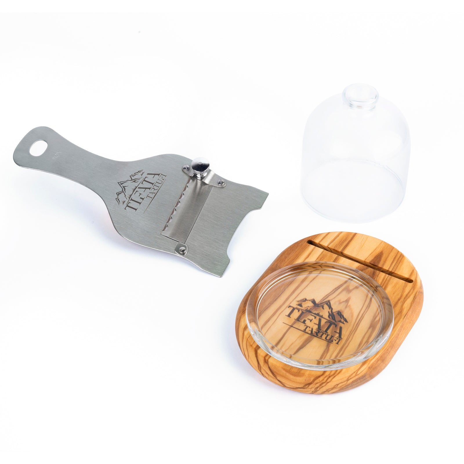 Servi Tartufo in legno di ulivo