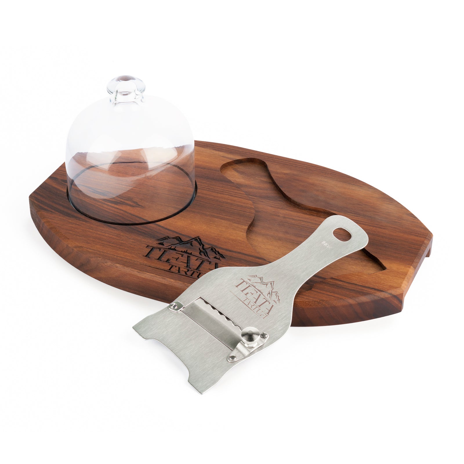 Servi Tartufo grande in Noce